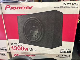 Pioneer 12” sub in box