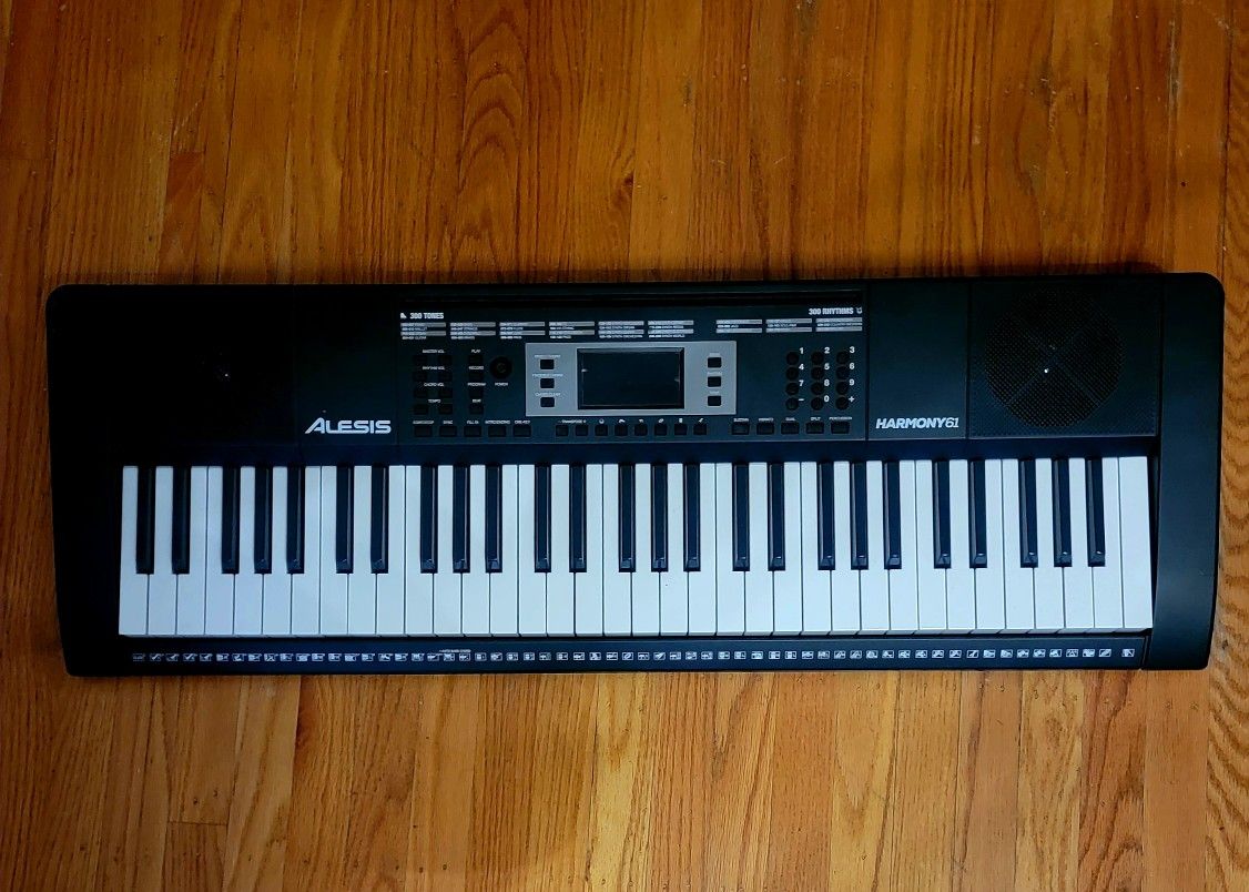 Alesis Harmony 61 MKII Keyboard comes with the Stand And Adaptor