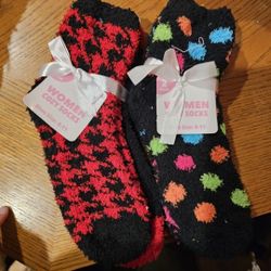 Womens Cozy Socks - 2 -  Packs