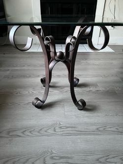 Glass Side Table