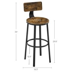 Set Of 2 Barstools 