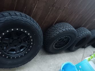 Rims with tires