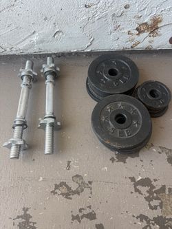 Adjustable Dumbbell Set with Weight Plates