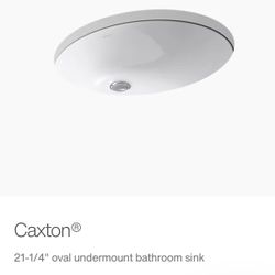 Kohler Caxton 21-1/4” Oval Undermount Bathroom Sink