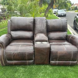 Leather Couch 