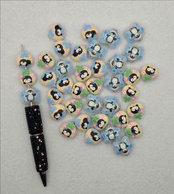 Penguin Acrylic Beads