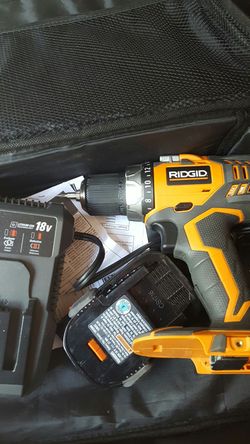 New Ridgid drill with battery and charger