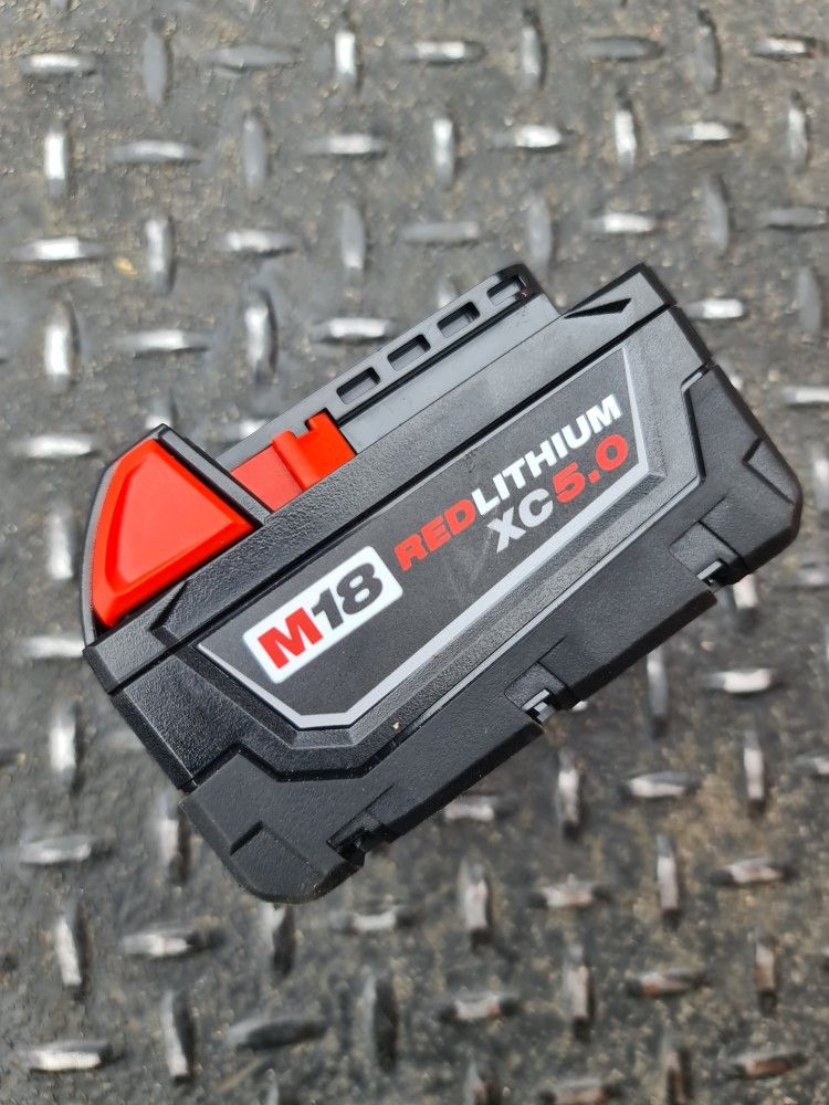 Milwaukee M18 18-Volt 5.0 Ah Lithium-Ion XC Extended Capacity Battery Pack