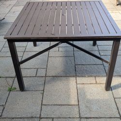 Sturdy Square Patio Table