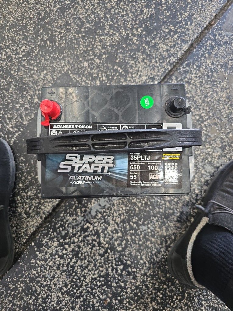 Brand New Super Start Platinum +agm 1/25