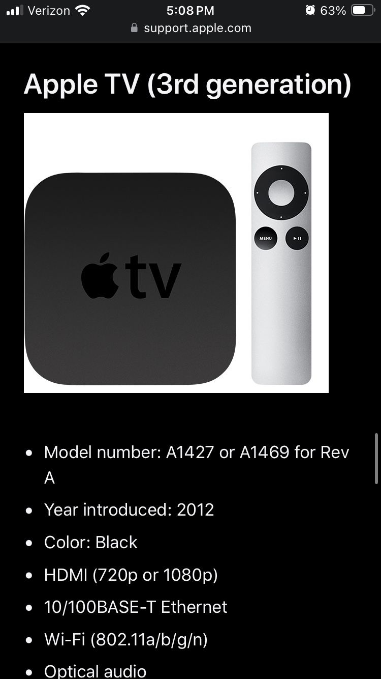 Apple TV (3rd generation)