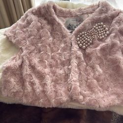 Brand Have light pink mini fur XS