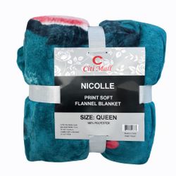 Queen size soft flannel blanket