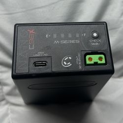 Core NANOC98X, 98wh Micro Sized Canon BPA-Style Smart Battery Pack, 14.8v 6.6Ah. 10A Draw with Fuel Gauge, USBCPD and Ptap