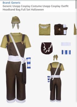 Ussop costume for men (New)