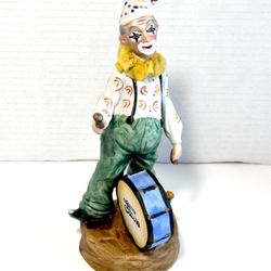 Vintage Ardco “JT Club” Clown Drummer Porcelain Figurine