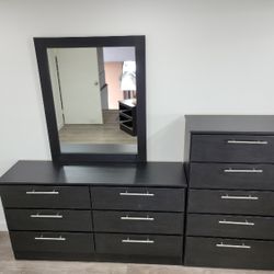Cómoda Con Espejo Y Gavetero 