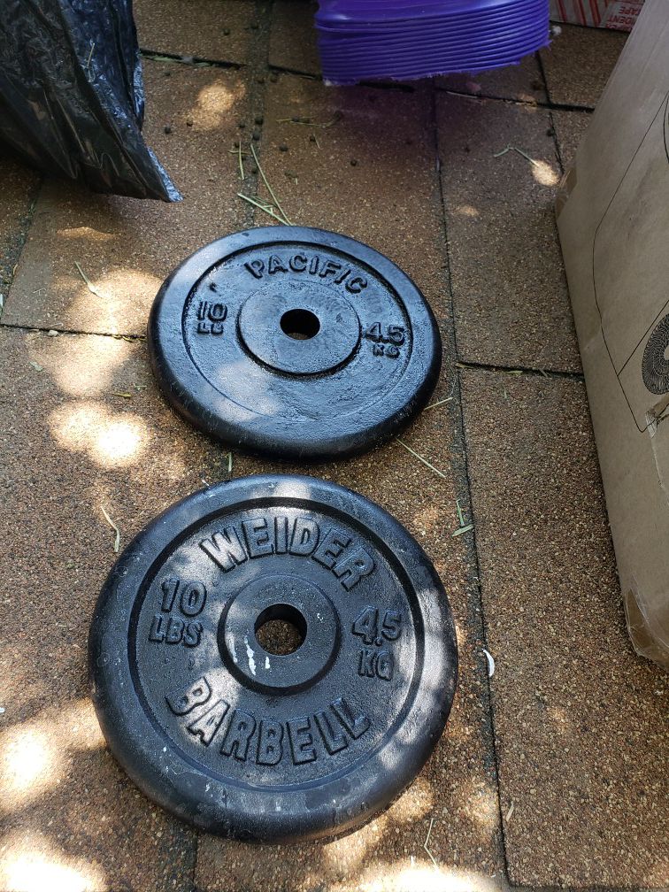 1 inch 10 LB Weight plates