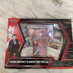 Pokemon - Team Rocket’s Mewtwo ex Box