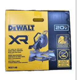 Dewalt 20-Volt MAX XR Cordless 10 in. Dual Bevel Fixed Miter Saw (Tool Only)  $309 New