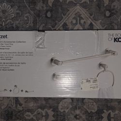 Kohler Terzet Three Piece Bathroom Accessory Set