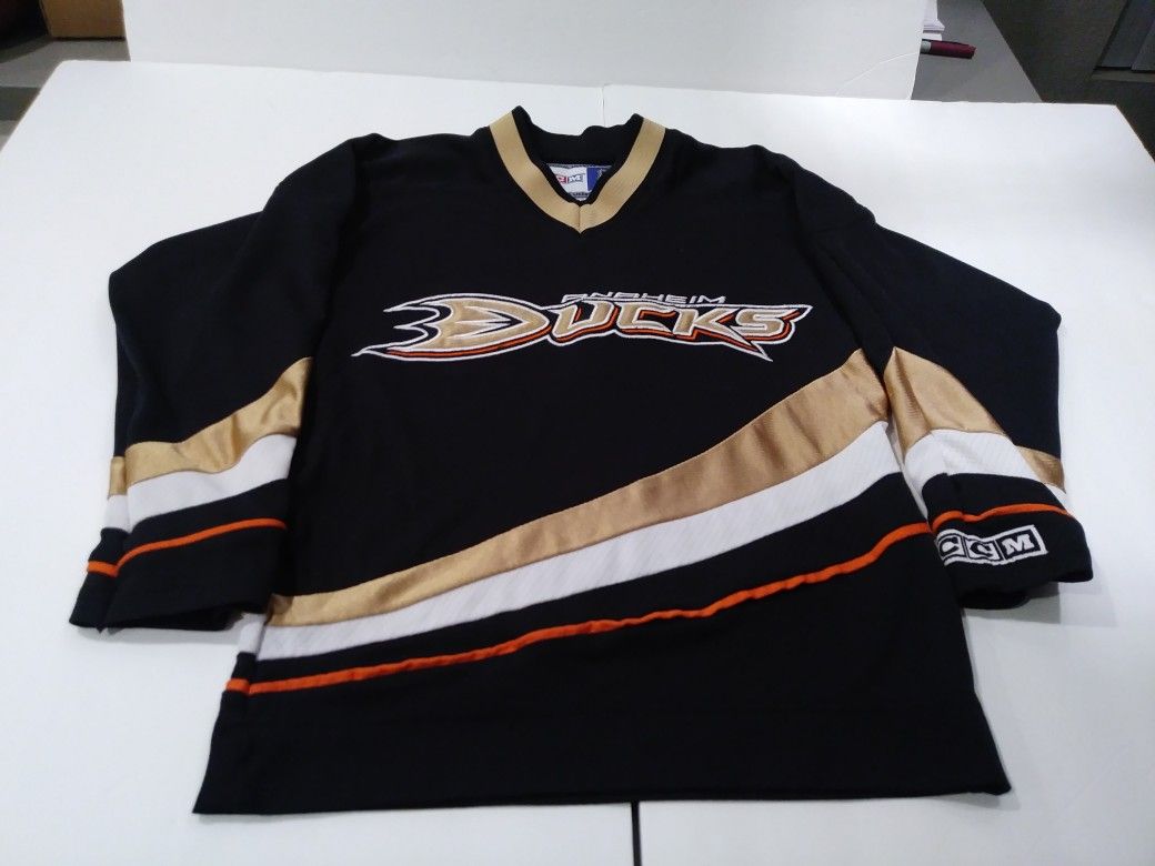 Vintage CCM Anaheim Ducks Hockey Jersey Y-SML