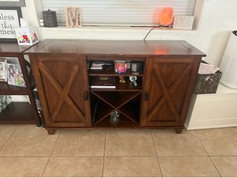 Brown Dining table and buffet table