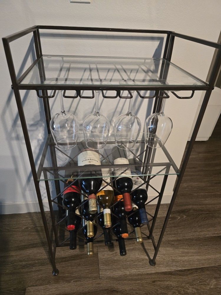 Iron Wine Rack