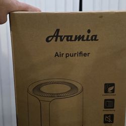 Avamia Air Purifier for Large Rooms up to 1100 Sq Ft, H14 HEPA Filter Air Purifiers for Bedroom with 360° Air Inlet, Compact Portable Cleaner for Pets