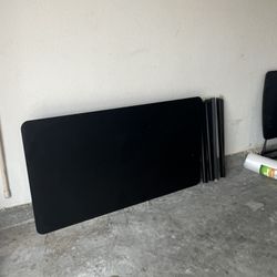 Large Black Desk