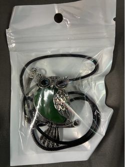 Jade Owl Necklace