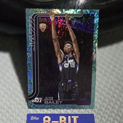 2025 Topps Ace Bailey RC SP AQUA Holo (CASE HIT)