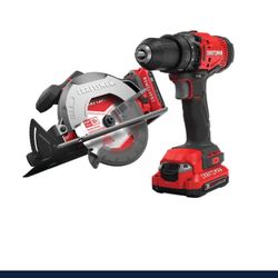 Craftsman V20 20 Volt Handrill And Blade Saw Kit W 2 Batteries And Charger