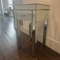 Mirrored Night Stand