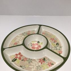 Round Divided Snacks Serving Plate 13,2’!!!