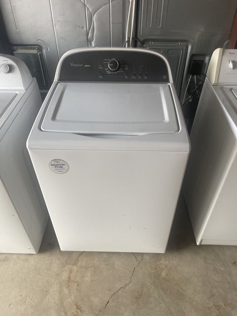 White Whirlpool Washer