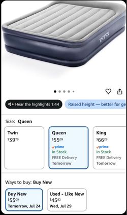 New Queen Size Airbed