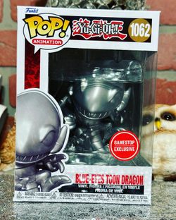 Blue Eyes Took Dragon Silver Funko POP! GameStop Exclusive!