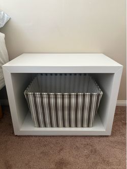 Crate & Barrel “Aspect” Modular Storage Cubes / Nightstands - Set of  2