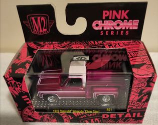 M2 machines pink chrome series cars