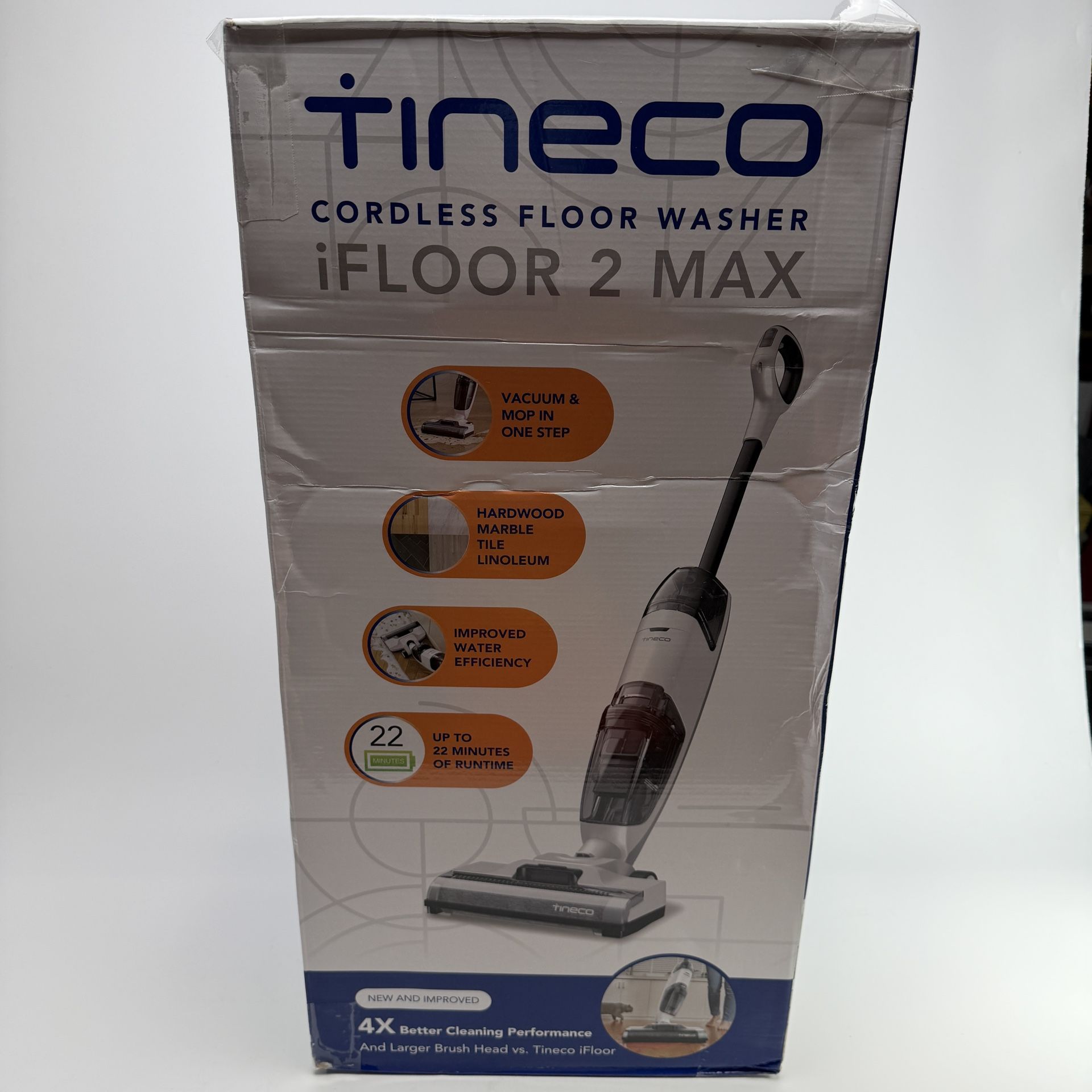 Tineco iFLOOR 2 MAX Cordless Floor Washer FW011800US Black/White Open Box