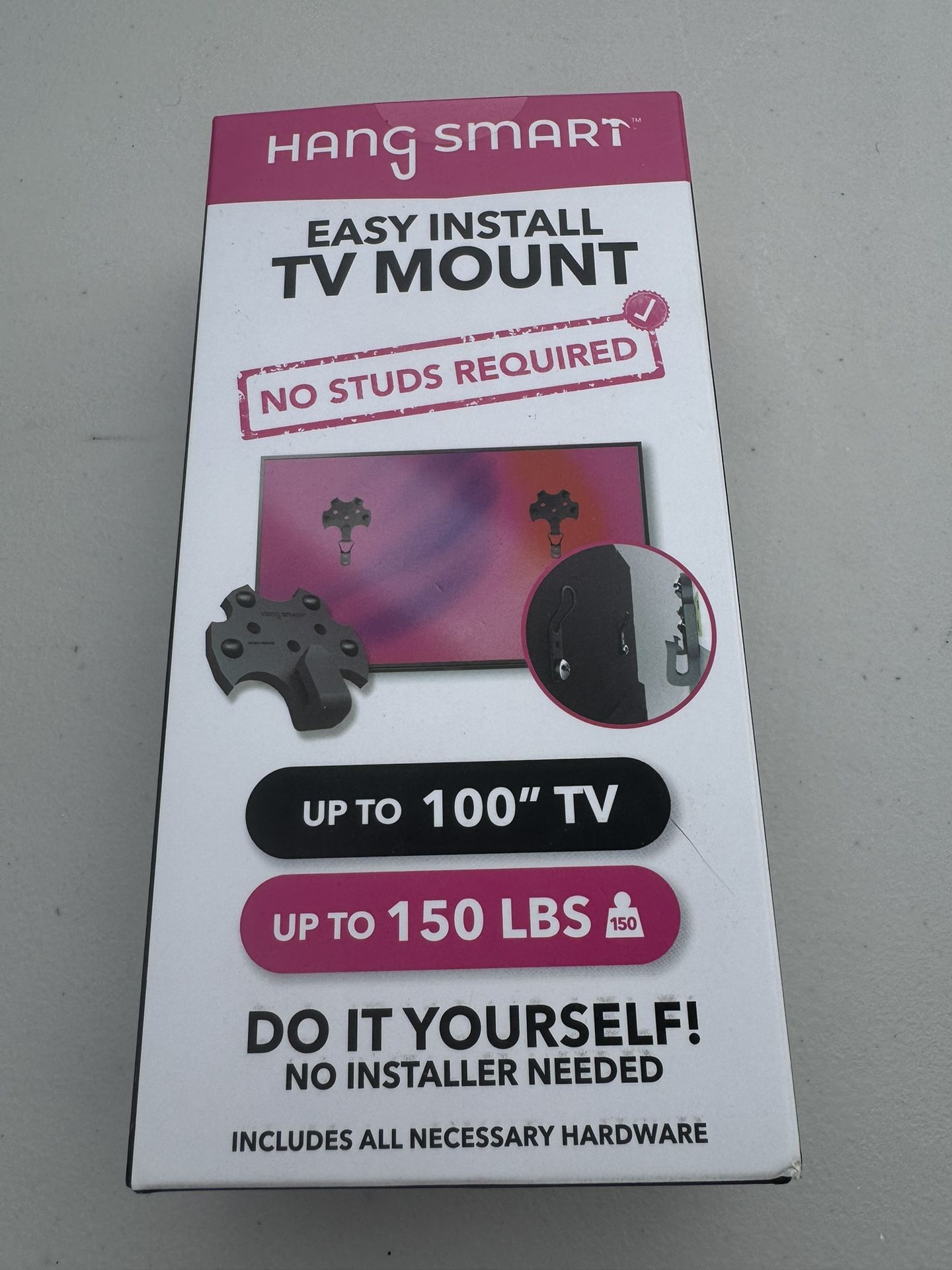 Easy no stud TV mount