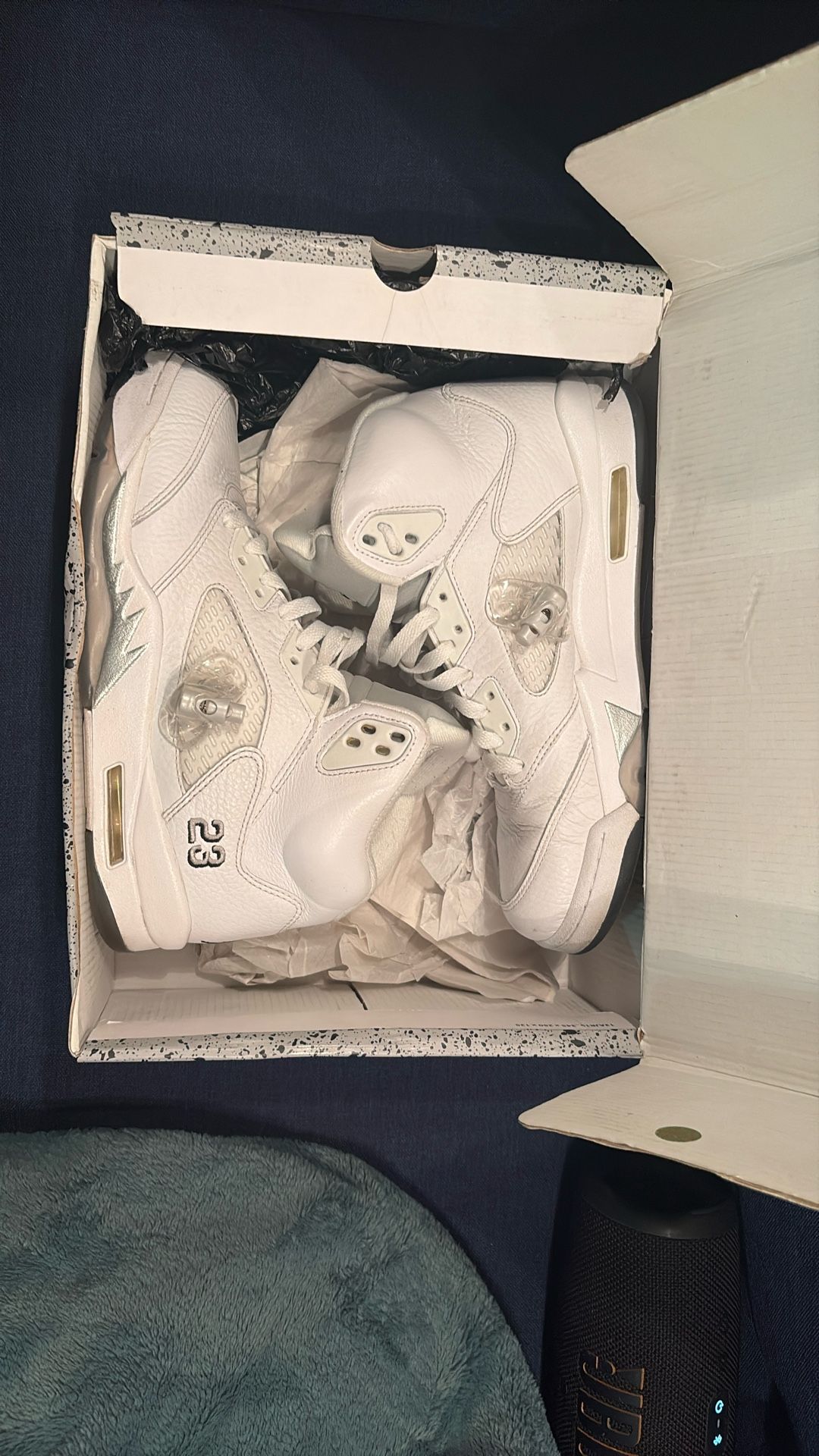 Jordan 5 Retro Metallic White (2015)