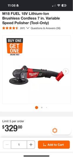 Milwaukee M18 FUEL 7in Cordless Polisher