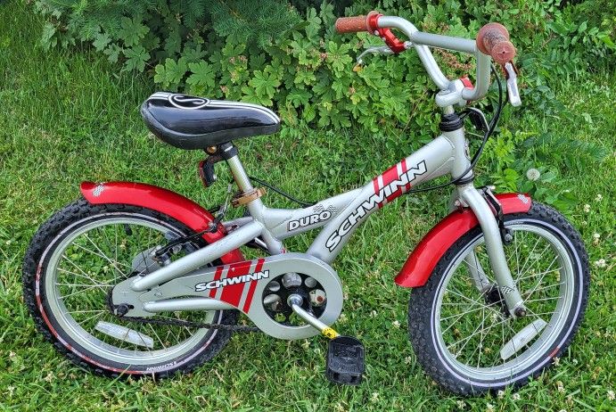 16" Wheel Schwinn Duro Kids Bike 4- 6 Yrs Old Excellent
