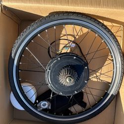 Brand new 26 inch rear bicycle wheel kit conversion for 160