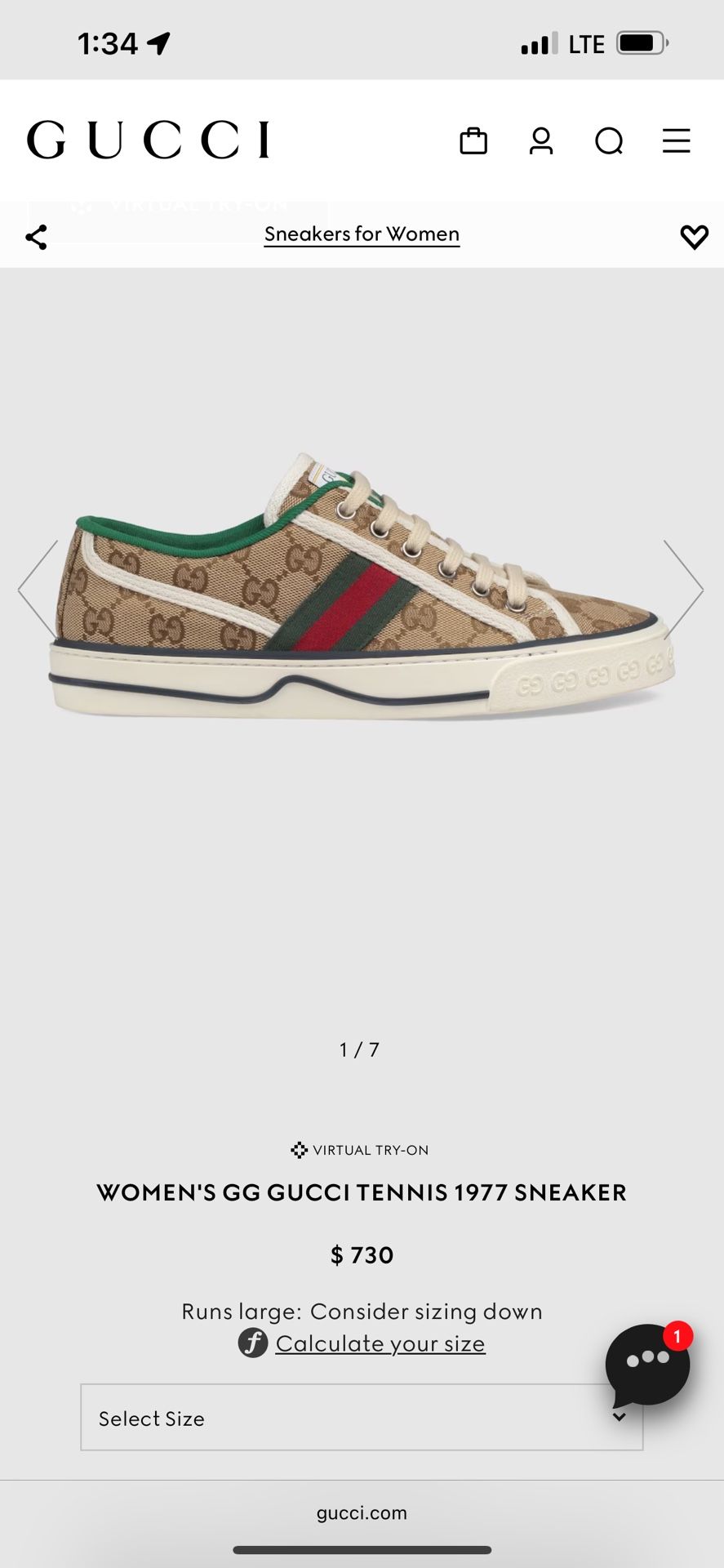 Women’s Gucci Shoes Size 39