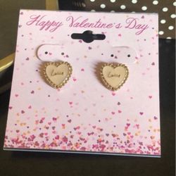 Valentine’s Dainty Heart Earrings 