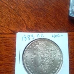1883 CC Morgan Silver Dollar 