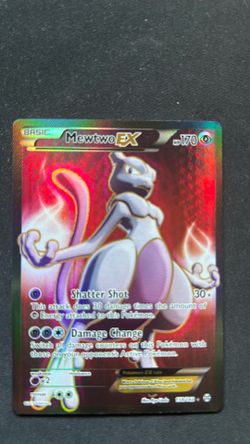 Mewtwo Ex Breakthrough Full Art Pokemon Card Near Mint